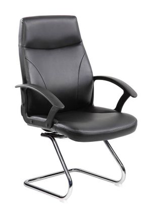 Serena Serena - Silla De Oficina Macquarie, Silla Ejecutiva Con Reposabrazos, Silla De Oficina Ergon&oacute;mica, Negro, Negro, Cm 60x59h95