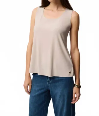 Joseph Ribkoff Silky Knit Scoop Neck Camisole In Moonstone