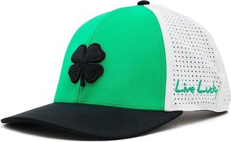 Black Clover Gamer 3 Adjustable Hat Baseball Caps Kelly Green/Black/White, Nylon/Spandex