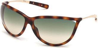 Tom Ford FT0770 TAMMY 56W Womens Sunglasses Tortoiseshell Size 70