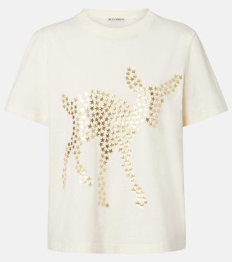 J.W.Anderson Embellished cotton jersey T-shirt