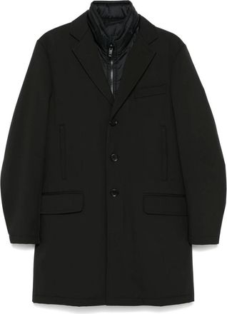 Fay Double Coat - male - Fay - Single-Breasted Coats - Black - S - Coats