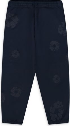 Denim Tears Navy Mono Wreath Sweatpants
