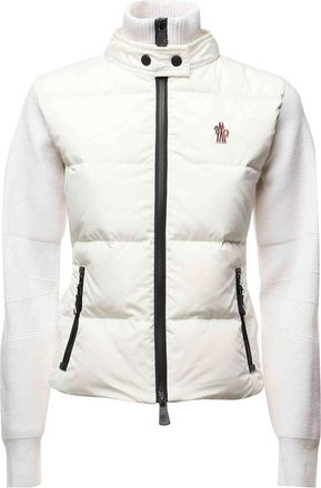 Moncler Padded Wool Cardigan With Zipper