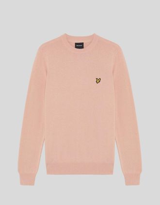 Lyle & Scott Lyle And Scott Mens Cotton Crew Neck Jumper - Orange - Size: 42