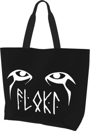 AOOEDM Floki Eyes Ladies Canvas Tote Reusable Shopping Bag