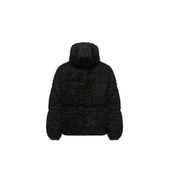 Moncler Moncler Sittelles Short Jacquard Fil Coup&eacute; Jacket, Women, Black, Size: 00