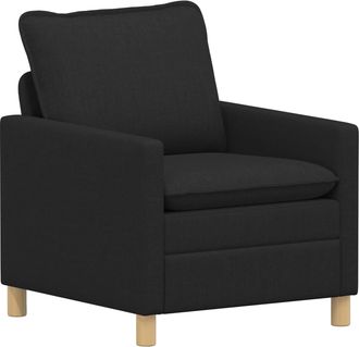 vidaXL Sof&aacute; Negro 76 X 81 X 87,5 Cm Tela Vidaxl