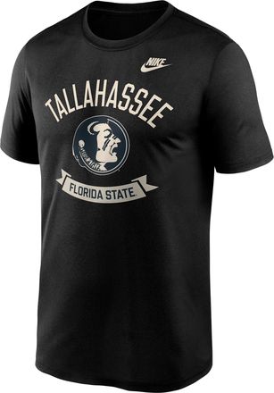 Nike Florida State Hometown Legend Nike Mens Dri-FIT College T-Shirt in Black | NKGK00AFSH-VH1