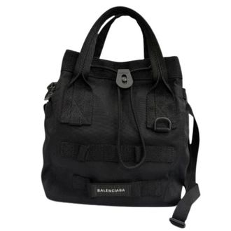 Balenciaga Pre-owned Cross Body Bags, male, Black, Size: ONE SIZE Pre-owned Tote bag