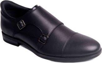 Marc Joseph New York Olive Street Double Monk Dress Oxford in Black at Nordstrom Rack, Size 10.5