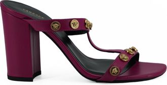 Versace Calf Leather High Heel Sandals