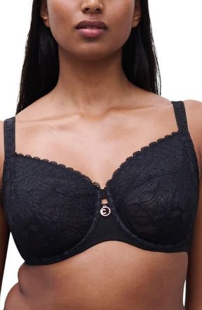 Chantelle Sublime Full Coverage Underwire Bra in Black at Nordstrom, Size 32E