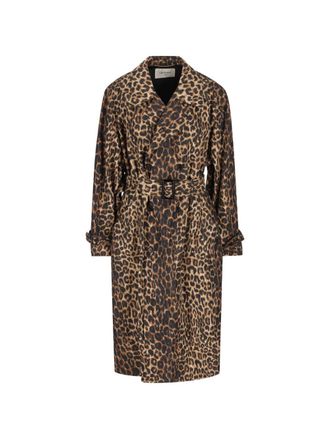 Saint Laurent bedrukte nylon trenchcoat