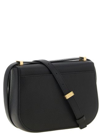 Ferragamo Calfskin Leather Shoulder Bag - Black