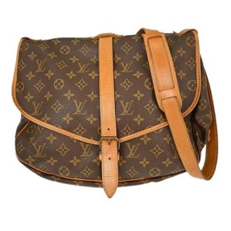 Louis Vuitton Pre-owned Cross Body Bags, female, Brown, Size: ONE SIZE Pre-owned Saumur Handbag