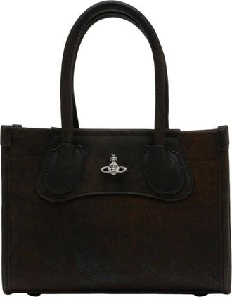 Vivienne Westwood Handbags, female, Brown, Size: ONE SIZE Troy Small Tote Crossbody
