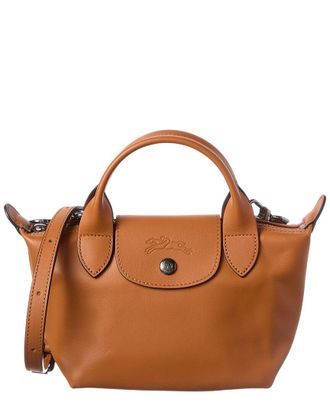 Longchamp Le Pliage Xtra Leather Mini Satchel