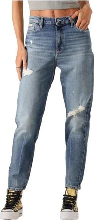 Calvin Klein Mom Jean - Dames - Slim Fit Jeans - Blauw - W30 L28 - Jeans