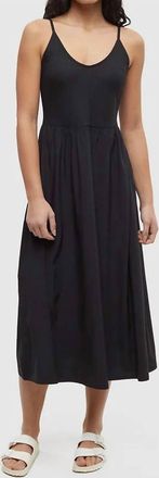 tentree Juneau Tank Midi Dress In Black