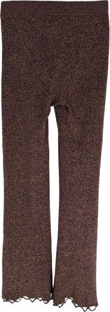 Ulla Johnson Knitted Flared Trousers in Multicolor Viscose