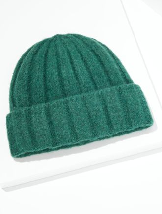 Talbots Soft Ribbed Beanie - Highland Green - 001 Talbots