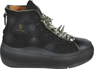 R13 S5032 Sneakers - Dames - Veterlaarzen - Zwart - 38 EU - Schoenen