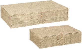 Atmosphera Atmosphera - Set De 2 Cestas Xl Cora Cr&eacute;ateur DInt&eacute;rieur