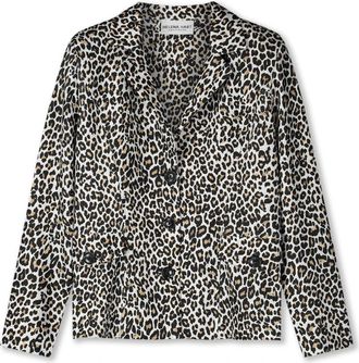 Hart by Helena Hart Elegante Korte Blazer Catkin - Dames - Blazers - Veelkleurig - L - Leer - Jassen