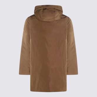 Herno Womens Coats Camel-Navy _pl Camel/navy