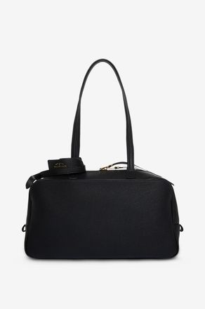 Balenciaga Bowling-Handtasche aus genarbtem Leder Carrie M