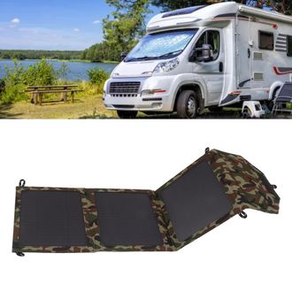 Infinite Panel Solar Port&aacute;til [alto Rendimiento] 30w Monocristalino 12v Cargador Inteligente Usb Dual Para Coche, Camping, Ligero, Ampliable
