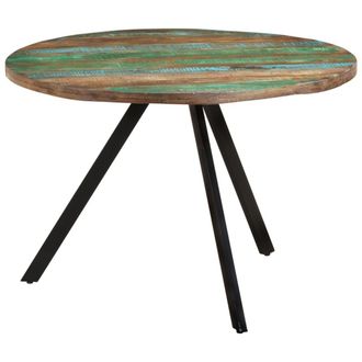 Berkfield Home Dining Table 110x75 cm Solid Wood Reclaimed