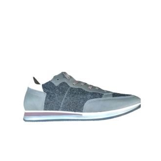 Philippe Model Sneakers, male, Gray, Size: 12 US Tropez Sneakers with Bouclé Fabric