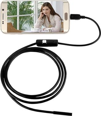 Trade Shop Trade Shop - C&aacute;mara De Inspecci&oacute;n Endosc&oacute;pica Micro Usb Para Android Con Funci&oacute;n Otg 3.5mt
