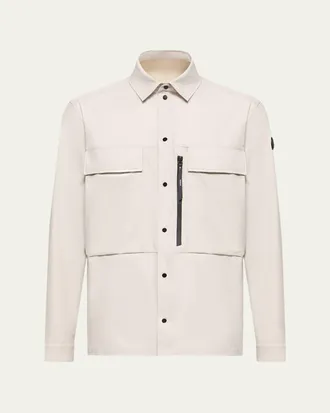 Moncler Mens Comfort Ripstop Shirt Jacket