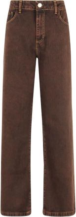 Federica Tosi Jeans con passanti per cintura - Marrone