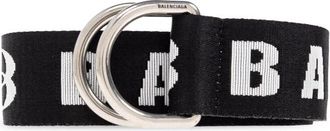 Balenciaga Riem met logo - Heren - Riemen - Zwart - ONE Size - Polyester - Accessoires
