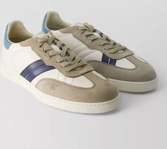 Woolrich leather low-top sneakers