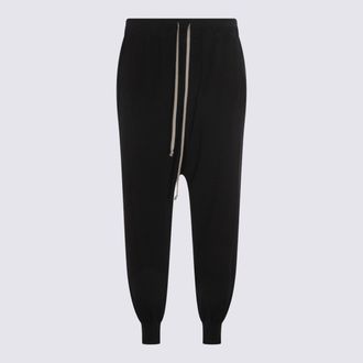 Rick Owens Black Cotton Pants