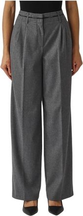 Nenette Dames, Broeken, Grijs, Maat: XS