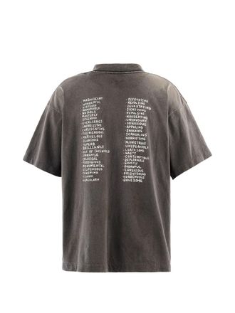 Saint Mxxxxxx Graphic Print T-shirt - Black