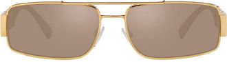 Versace 0VE2257 10025A Rectangle Sunglasses