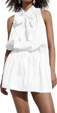 Caroline Constas Addy Sleeveless Blouse In Ivory
