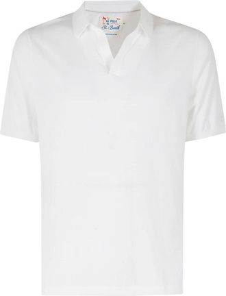 MC2 Saint Barth Tops, Heren, Wit, S, Polo Shirts