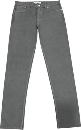 Trussardi Pantalone 370 Close - Heren - Slim Fit Broeken - Grijs - W34 - Katoen - Broeken