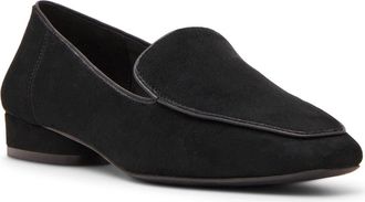 Anne Klein Cavour Loafer in Blk Micro Suede at Nordstrom, Size 6.5