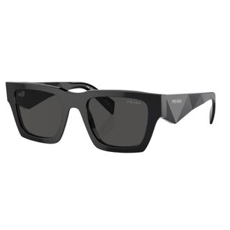 Prada Sunglasses, unisex, Black, Size: 50 MM Pra06S Sunglasses