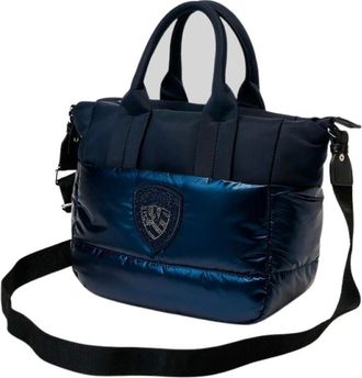 Blauer Borsa Tote Compatta Strutturata - - Bags - Donna - Blu - ONE SIZE