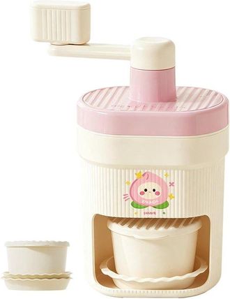 OEM M&aacute;quina Manual Para Hacer Hielo Raspado - Rompe Conos De Nieve - Refresca Bebidas - Dise&ntilde;o Port&aacute;til - 12 X 23 Cm - Blanco